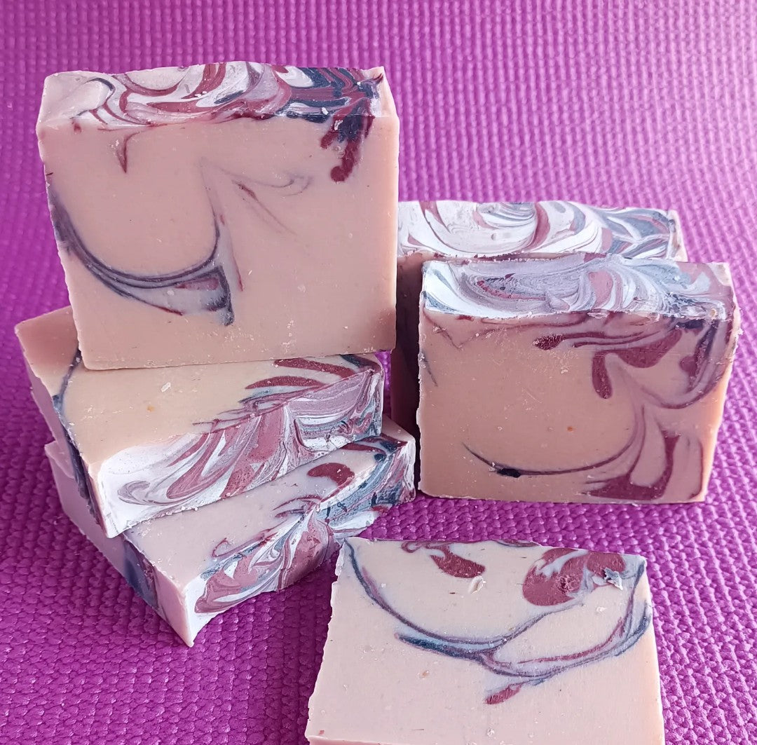Pink Blush Goat Milk Soap - lavender & ylang